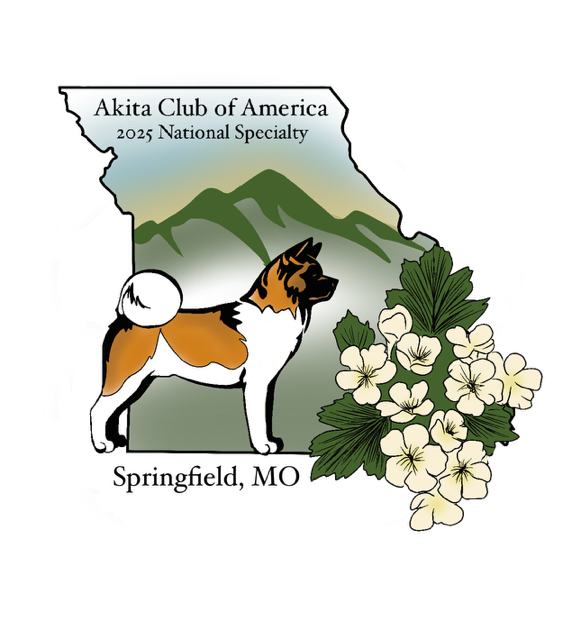 ACA 2025 AKITA NATIONAL SPECIALTY LOGO