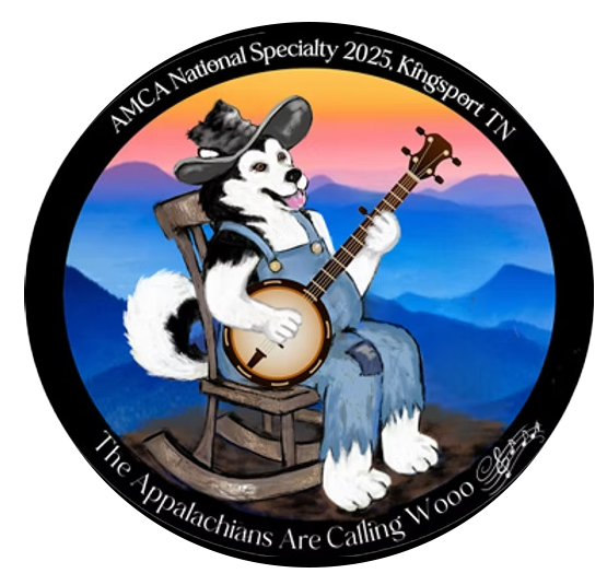 AMCA 2025 ALASKAN MALAMUTE NATIONAL SPECIALTY LOGO