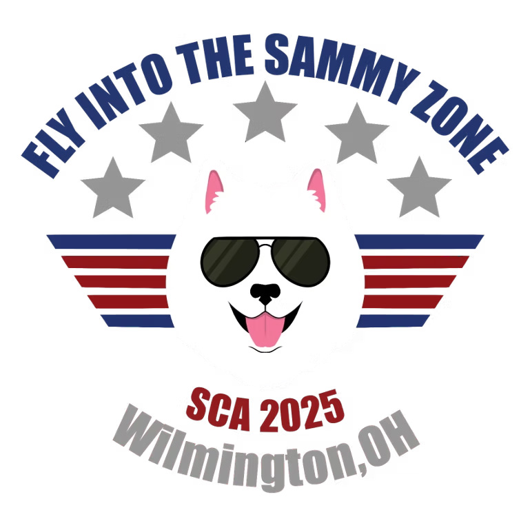 SCA 2025 SAMOYED NATIONAL SPECIALTY LOGO
